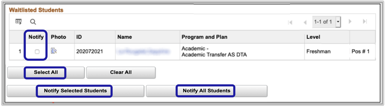 View My Class Roster And Waitlisted Students | SPSCC Support